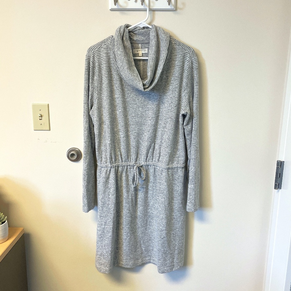 Lou & Grey for Loft Cowlneck Knit Dress - L